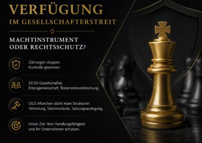 Der eigentliche Machtkampf beginnt oft vor der Gesellschafterversammlung